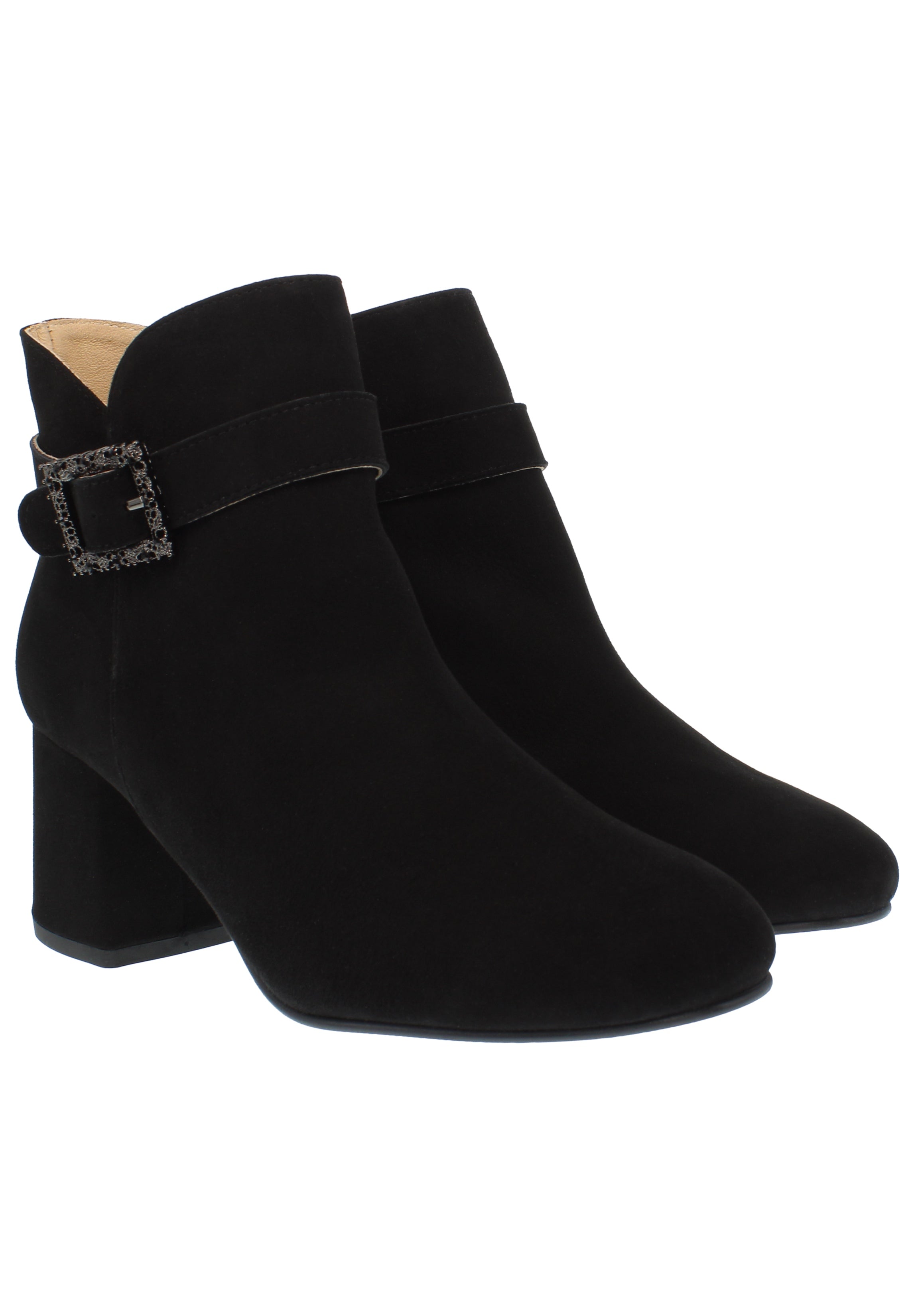 RIKA - edle Stiefelette mit Blockabsatz