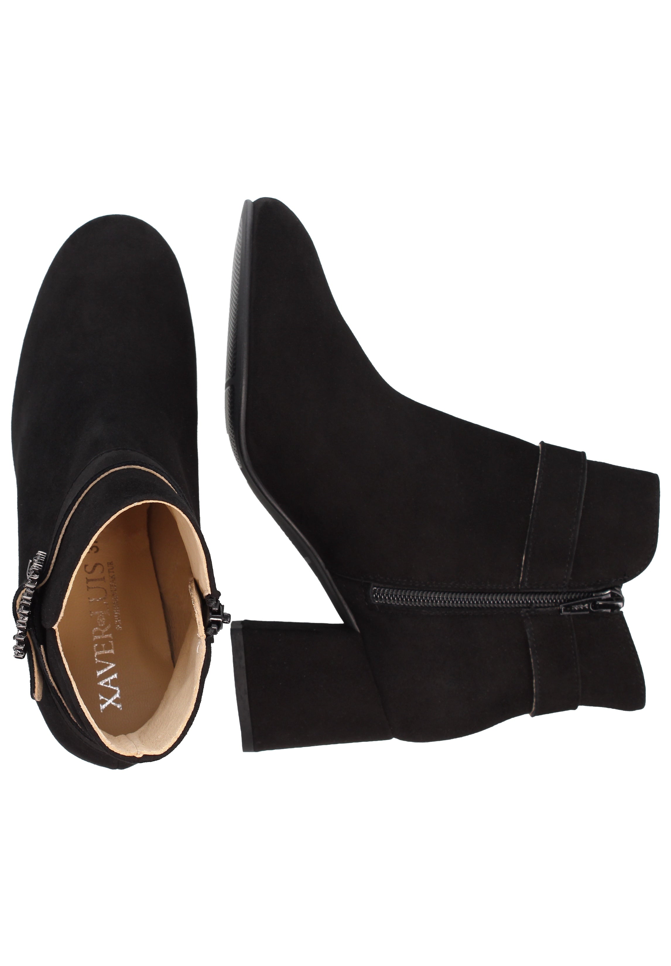 RIKA - edle Stiefelette mit Blockabsatz