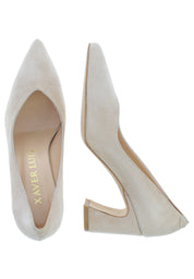 HANNA - modische Pumps in Samtziegenleder