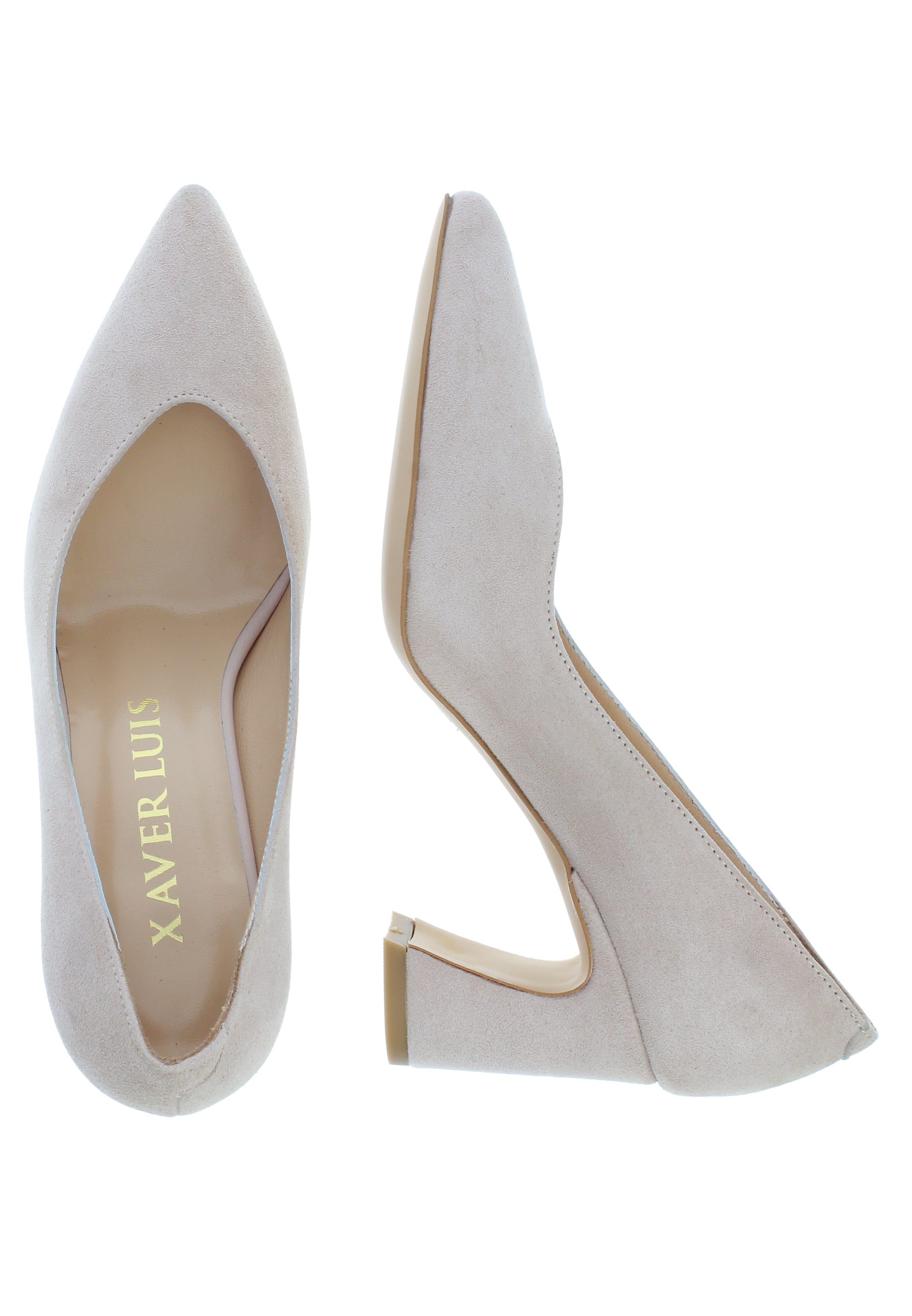 HANNA - modische Pumps in Samtziegenleder
