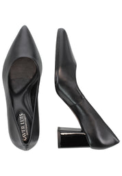 MIRENA - spitze Pumps mit Blockabsatz