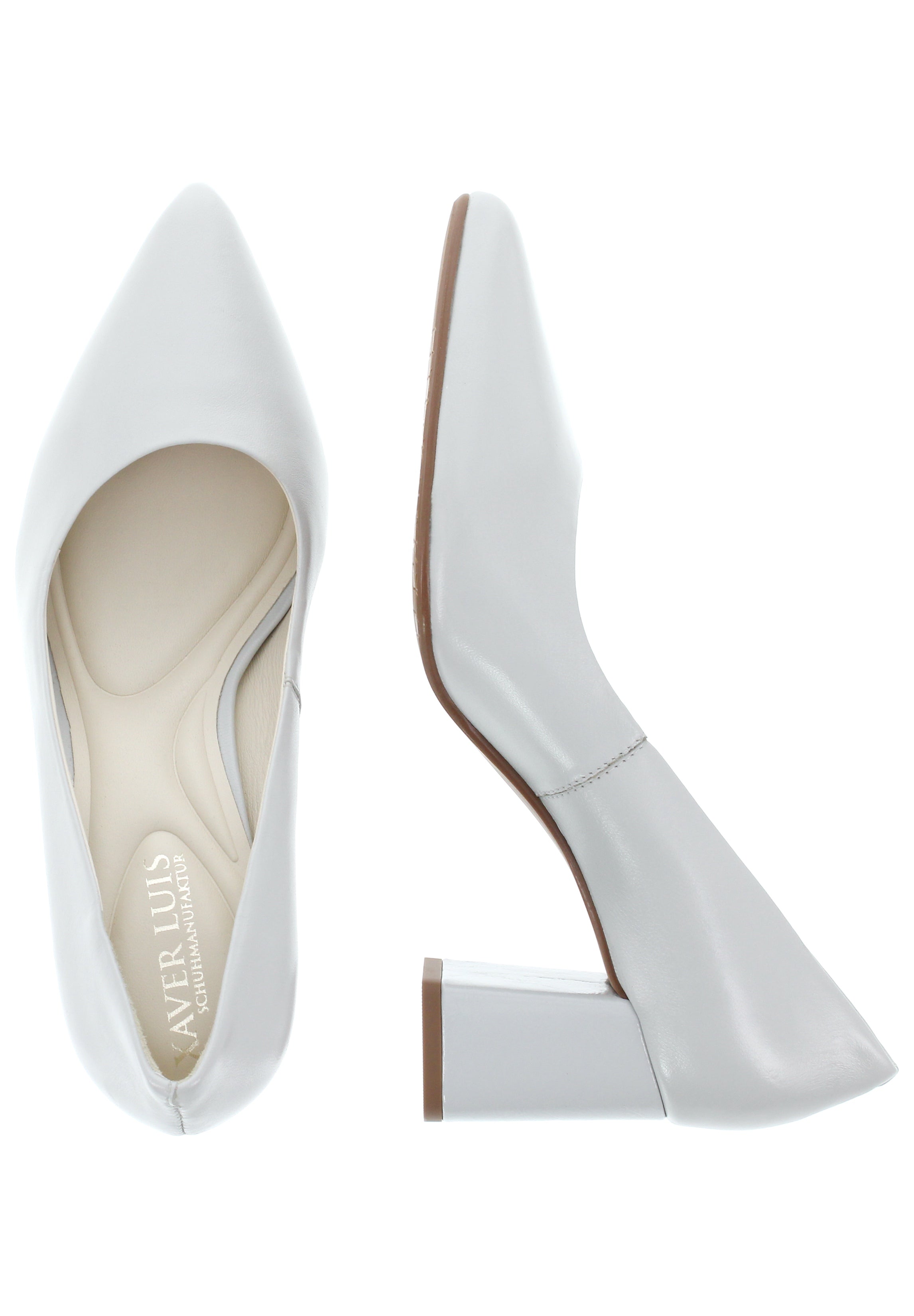MIRENA - spitze Pumps mit Blockabsatz