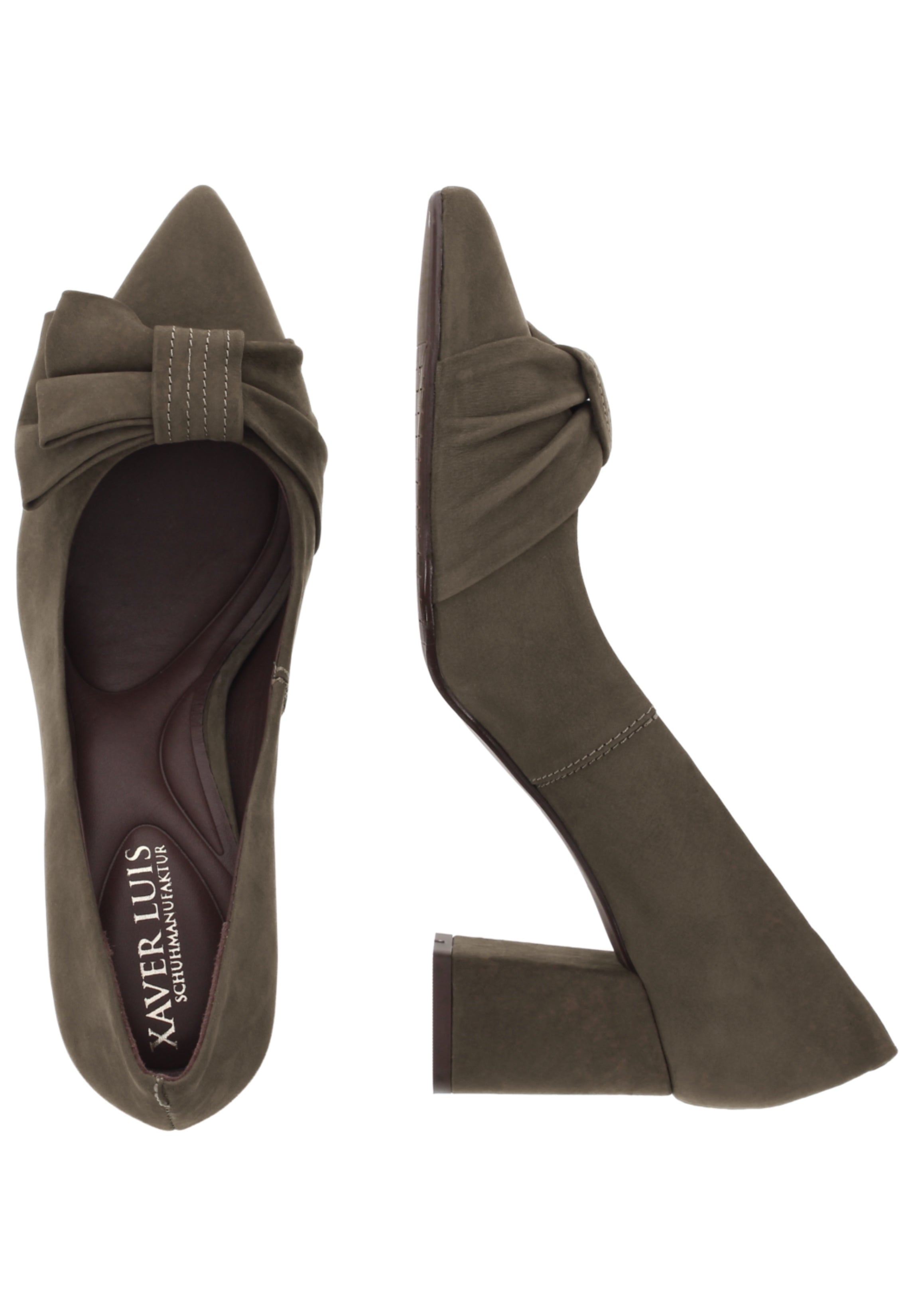 MINJA - spitze Pumps mit Schleife