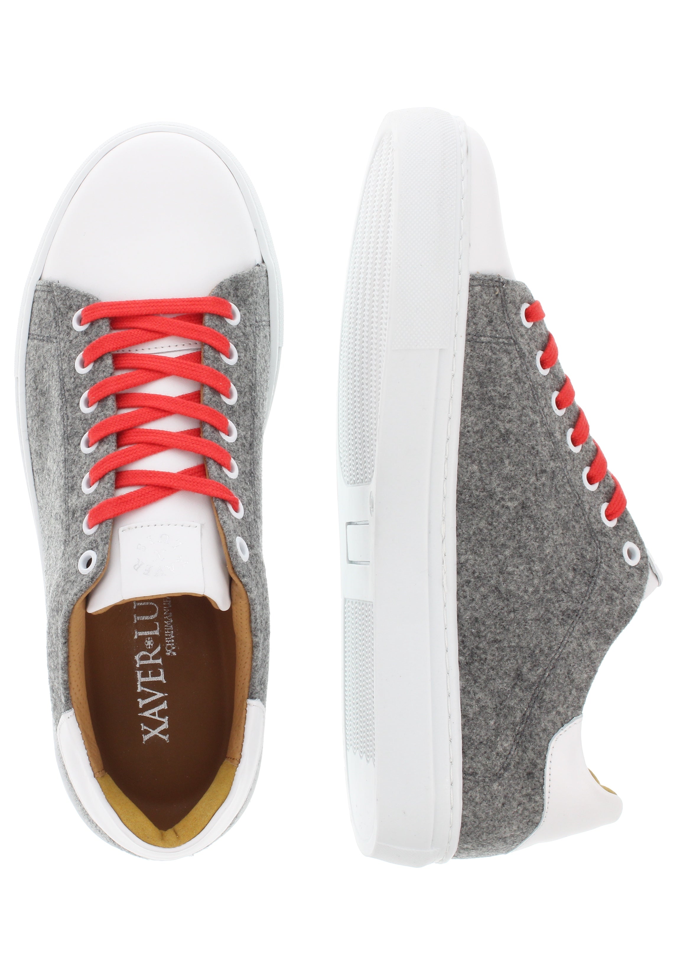 MORITZ - Sneaker aus Merinoloden und Nappa-Leder