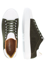 MORITZ - Sneaker aus Merinoloden und Nappa-Leder