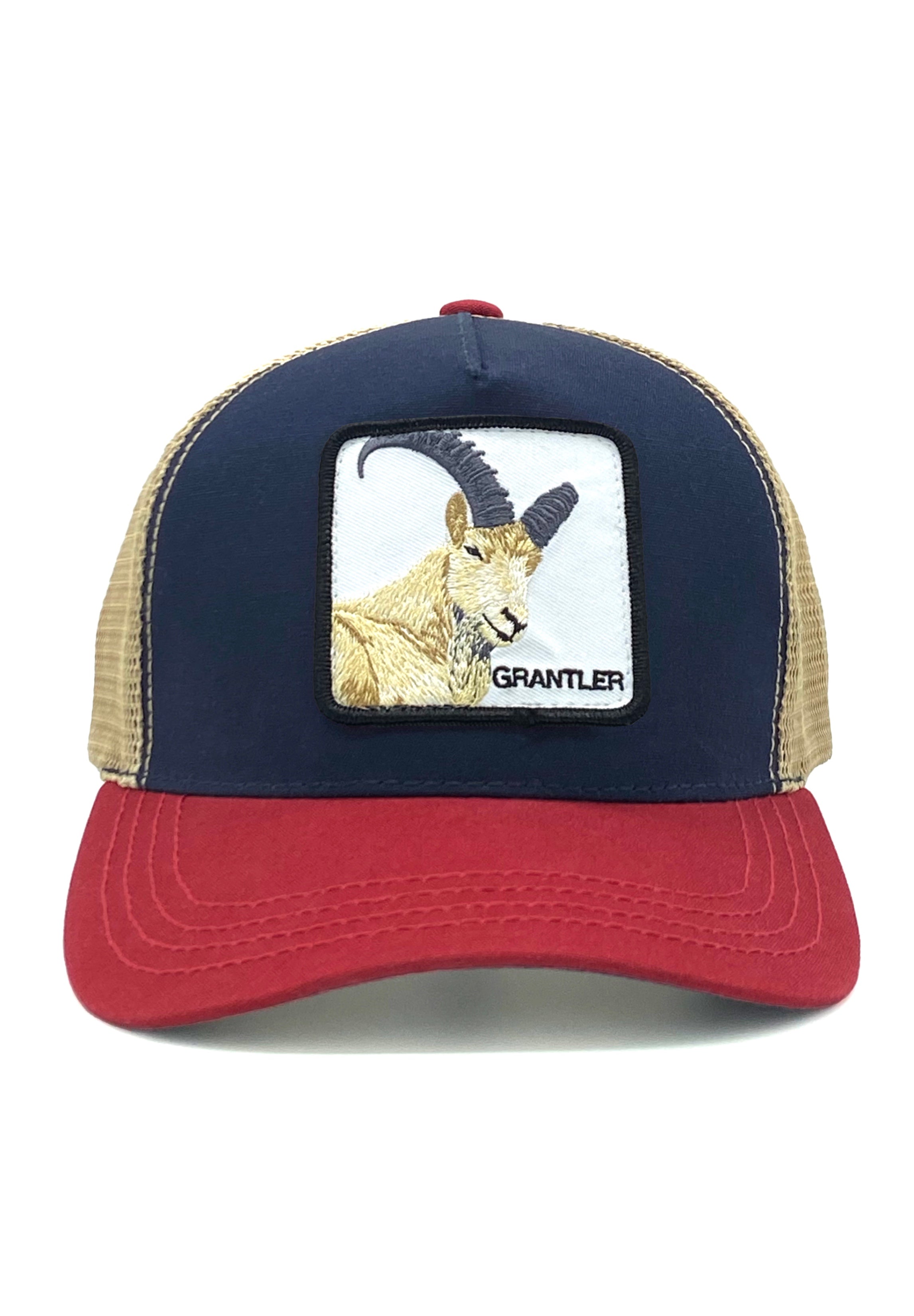 GRANTLER - Trucker Cap mit gesticktem Steinbock-Patch
