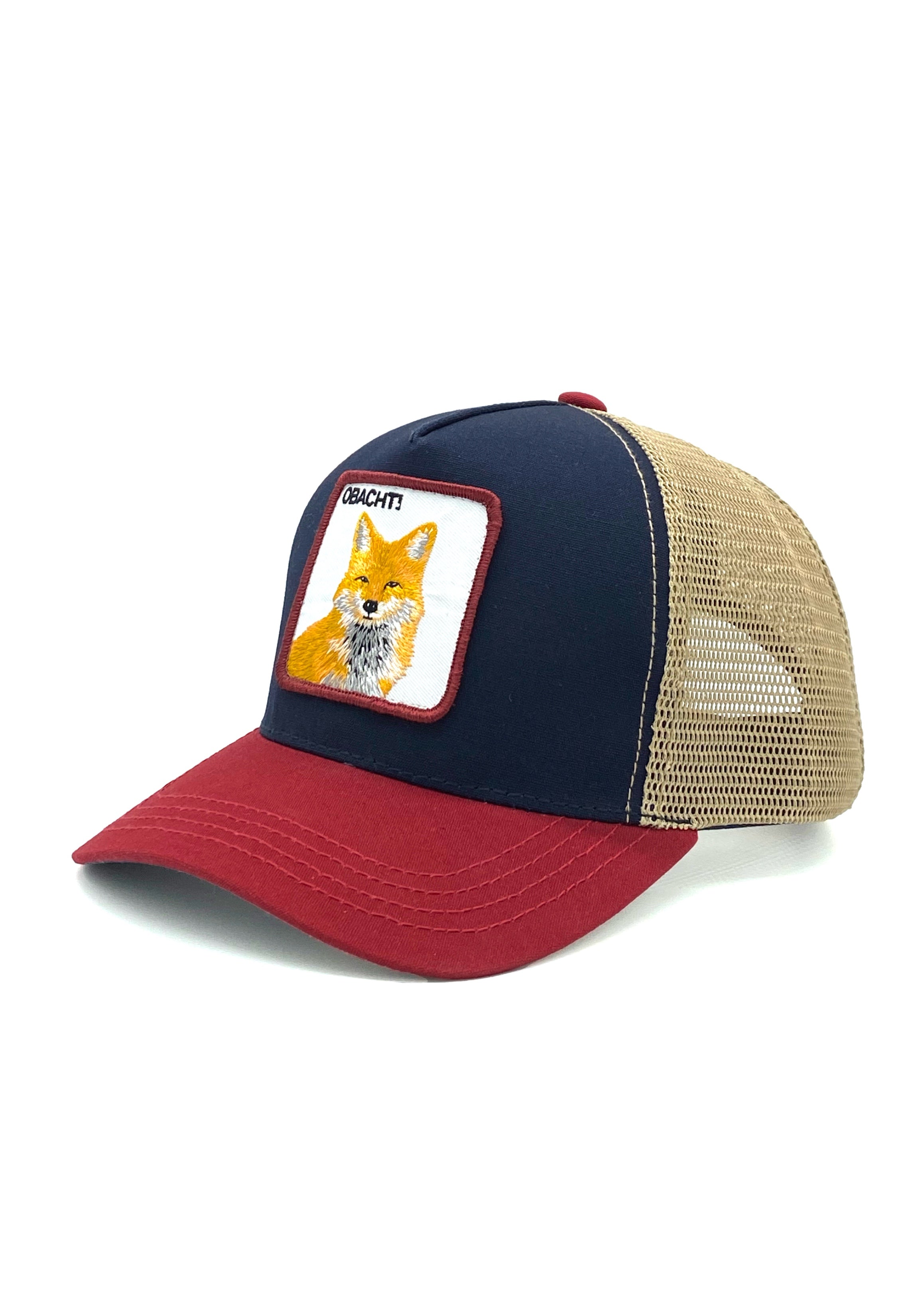 OBACHT! - Trucker Cap mit Fuchs-Stickerei